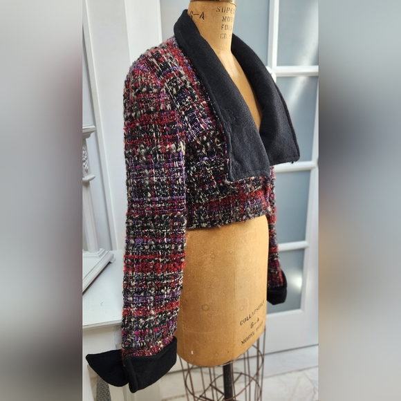 Vintage 1973 Artisan Mod Handwoven Jacket Very Cool! EUC - Picture 6 of 14